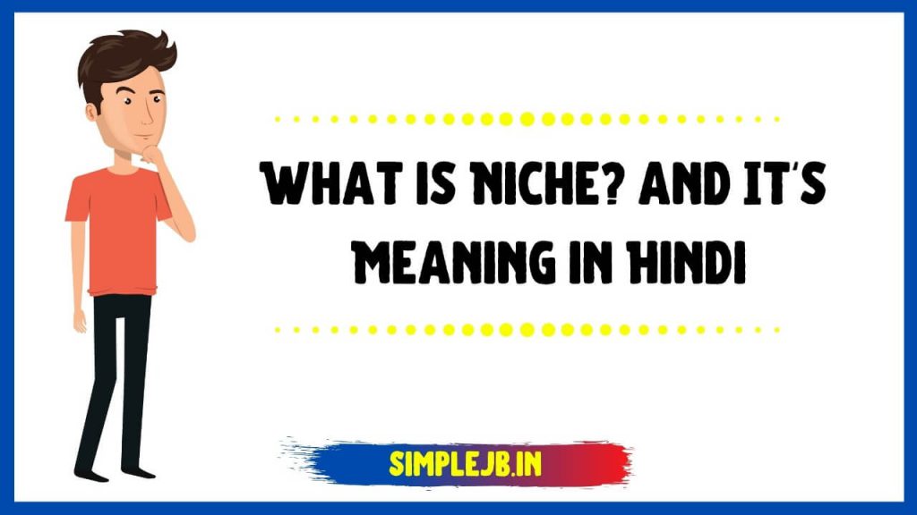 What is Niche? and It's Meaning in Hindi