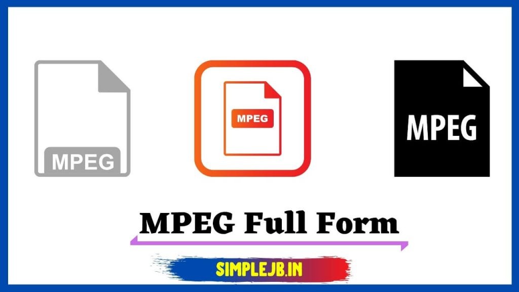 What-is-mpeg-full-form