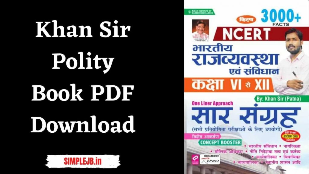 Khan Sir Polity Book PDF Download