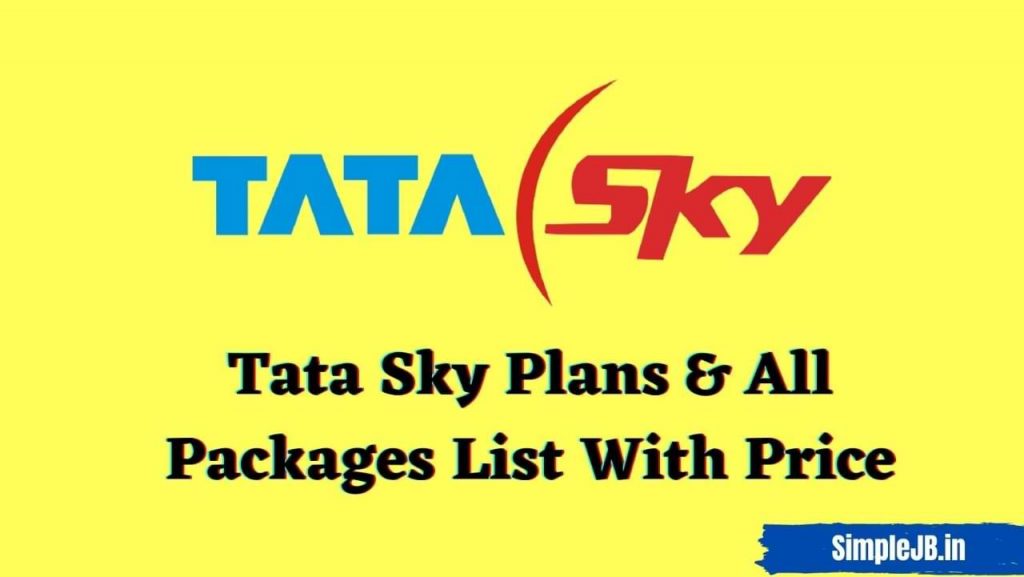 Tata Sky Plans & All Packages List With Price