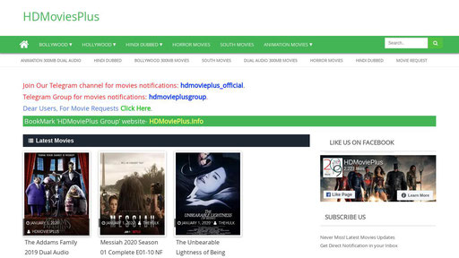 HDmoviesplus 2021: Download Dual Audio 300 Mb Hollywood, Bollywood & Tollywood Movies