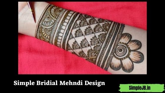 Simple Bridial Mehndi Design