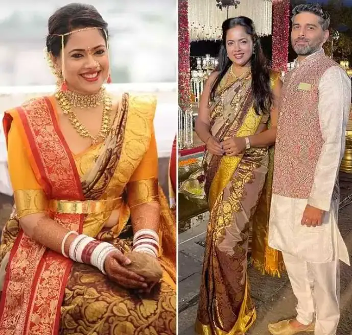 Sameera Reddy wears her wedding saree again with a twist; leaves Gauri Khan in awe