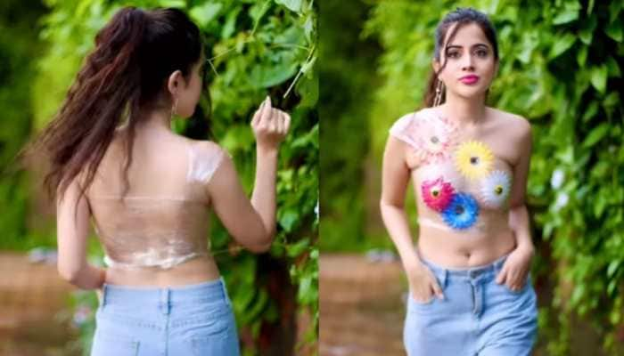 Urfi Javed New Photoshoot: नवीनतम फोटोशूट के लिए उर्फी जावेद ने चांदी के वर्क के साथ शरीर को कवर किया, कविता कौशिक ने उन्हें 'काजू कतली' कहा